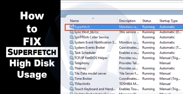 how to fix service-host-superfetch
