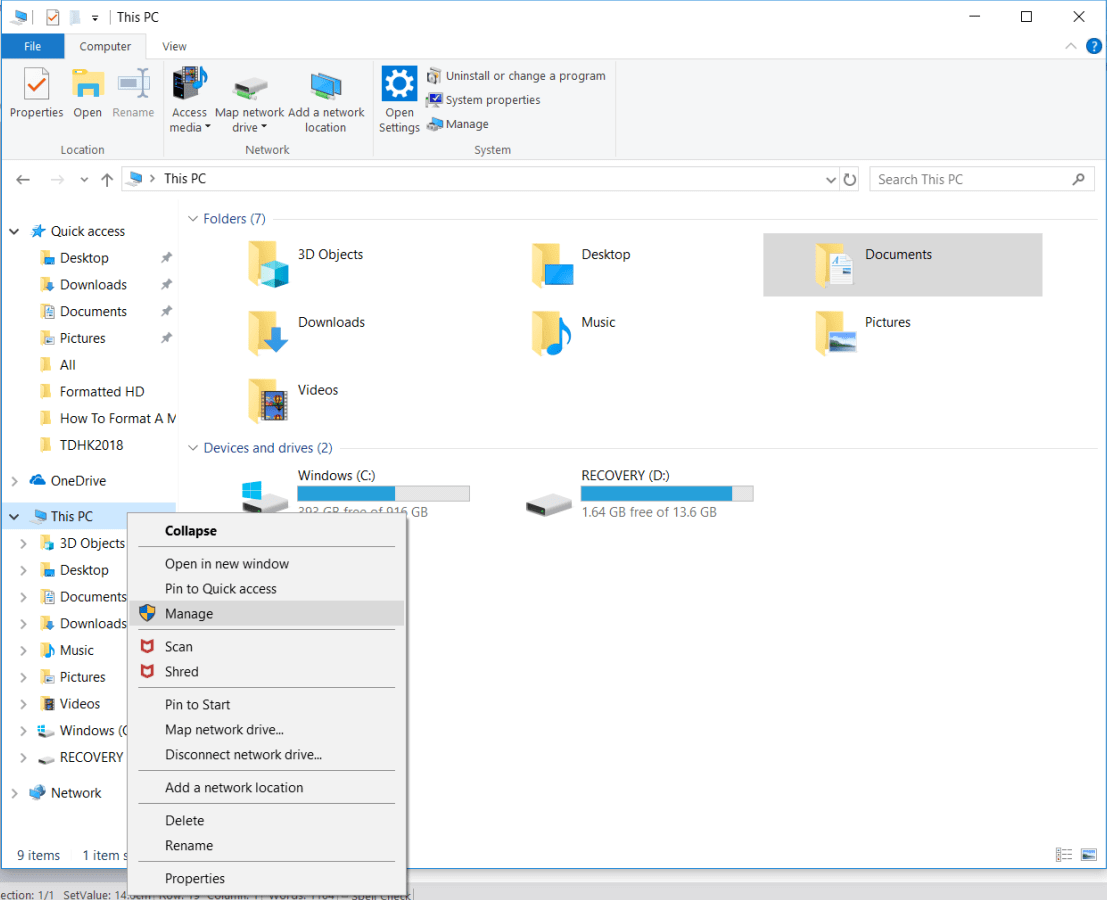 ssd not showing up